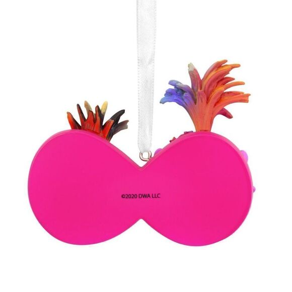 HALLMARK Poppy and Queen Barb Christmas Ornament Trolls World Tour 2021 New - Picture 5 of 12